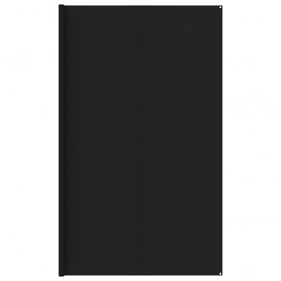 Palapinės kilimėlis, juodos spalvos, 400x400cm, HDPE
