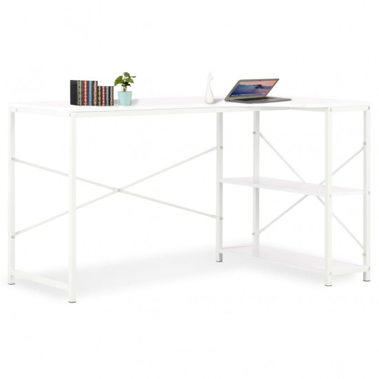 Kompiuterio stalas, baltas, 120x72x70cm