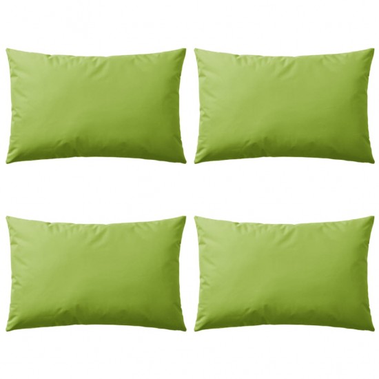 Lauko pagalvės, 4 vnt., obuolio žalios spalvos, 60x40 cm