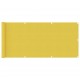 Balkono pertvara, geltonos spalvos, 75x500cm, HDPE