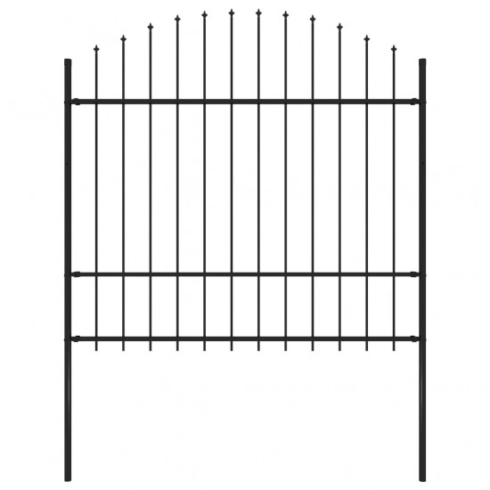 Lauko tvora su iečių viršug., juoda, (1,5-1,75)x1,7m, plienas