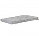 Paletės/grindų pagalvėlė, pilkos spalvos, 120x80x10cm, medvilnė