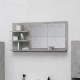 Vonios kambario veidrodis, betono pilkas, 90x10,5x45cm, MDP