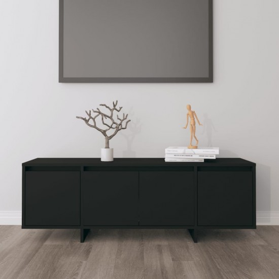 Televizoriaus spintelė, juodos spalvos, 120x30x40,5 cm, MDP