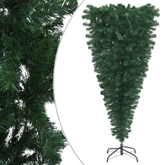 Apversta dirbtinė Kalėdų eglutė su stovu, žalia, 120cm