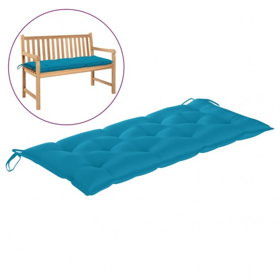 Sodo suoliuko pagalvėlė, šviesiai mėlyna, 120x50x7cm, audinys