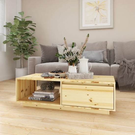 Kavos staliukas, 110x50x33,5cm, eglės medienos masyvas