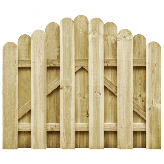 Sodo vartai, 100x75cm, impregnuota pušies mediena