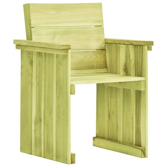 Sodo kėdė, impregnuota pušies mediena