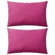 Lauko pagalvės, 2 vnt., rožinės spalvos, 60x40cm