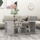 Kavos staliukas, betono pilkos spalvos, 100x50x40cm, MDP