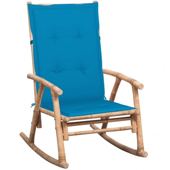 Supama kėdė su pagalvėle, bambukas (41894+43183)