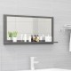 Vonios kambario veidrodis, pilkas, 80x10,5x37cm, MDP, blizgus