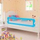Apsauginiai turėklai vaiko lovai, 2vnt., mėlyni, 150x42cm