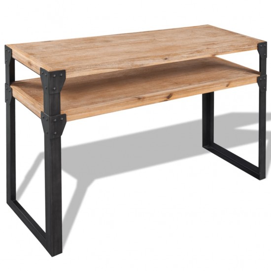 Konsolinis staliukas, tvirta akacijos mediena, 120x40x85 cm