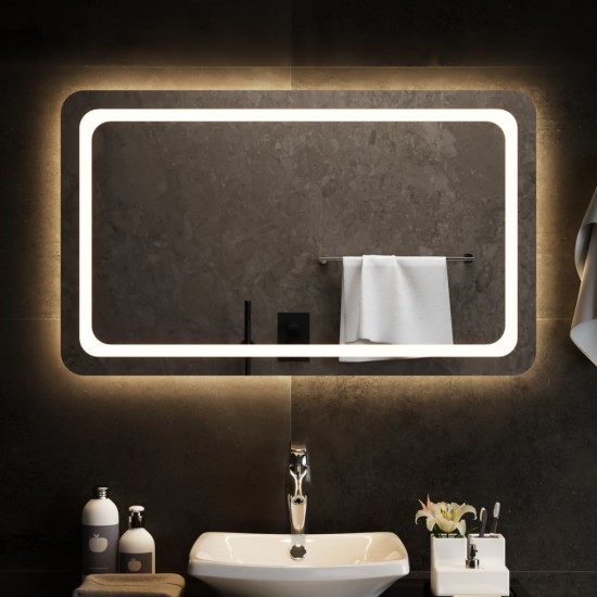 Vonios kambario LED veidrodis, 100x60cm