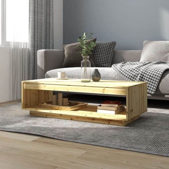 Kavos staliukas, 110x50x33,5cm, eglės medienos masyvas