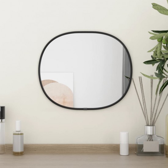 Sieninis veidrodis, juodos spalvos, 30x25cm