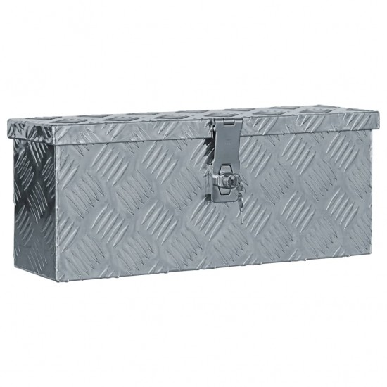 Aliuminio dėžė, 48,5x14x20cm, sidabrinė