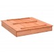 Smėlio dėžė, 95x90x15cm, eglės mediena