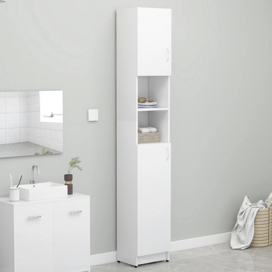 Vonios kambario spintelė, balta, 32x25,5x190cm, MDP