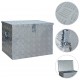 Aliuminio dėžė, sidabrinė, 610 x 430 x 455 cm