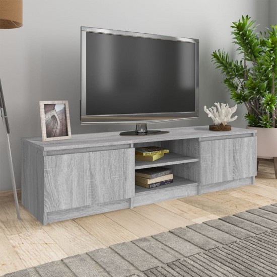 Televizoriaus spintelė, pilka ąžuolo, 140x40x35,5cm, mediena