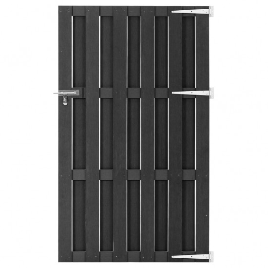 Sodo vartai, pilkos spalvos, 100x180cm, WPC