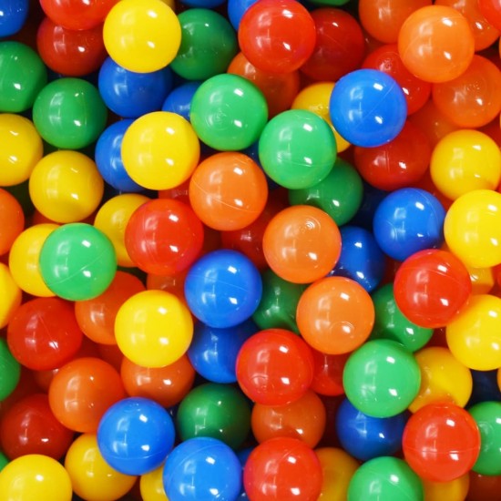 Žaisliniai kamuoliukai, 250vnt., įvairių spalvų