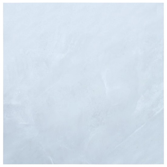 Grindų plokštės, baltos, 5,11m², PVC, prilipdomos, marmurinės