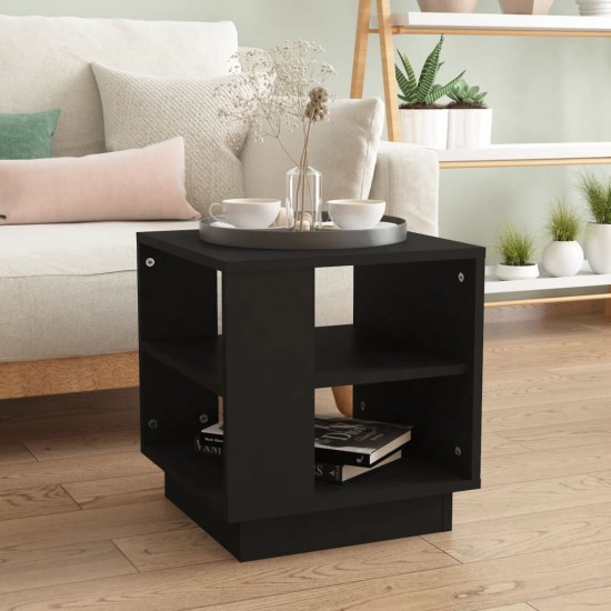 Kavos staliukas, juodas, 40x40x43cm, apdirbta mediena