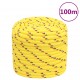 Valties virvė, geltonos spalvos, 18mm, 100m, polipropilenas