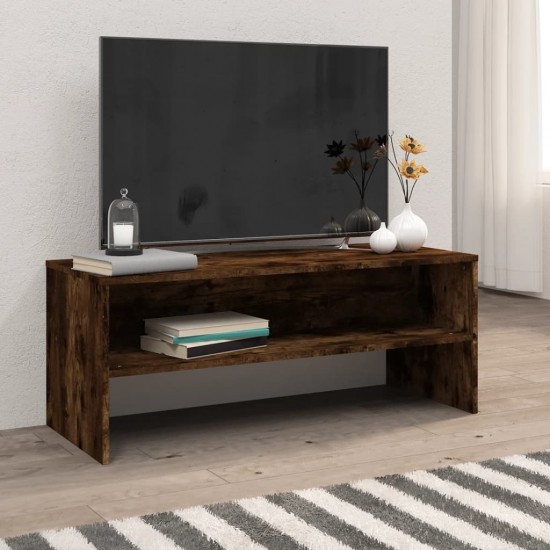 Televizoriaus spintelė, dūminio ąžuolo, 100x40x40cm, mediena