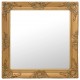 Sieninis veidrodis, aukso spalvos, 60x60cm, barokinis stilius