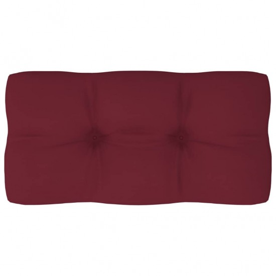 Paletės pagalvėlė, raudonojo vyno spalvos, 80x40x10cm, audinys