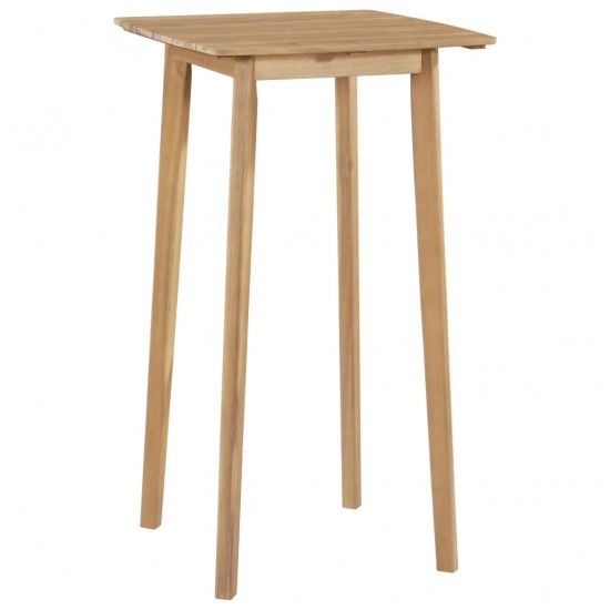 Baro stalas, 60x60x105cm, akacijos medienos masyvas