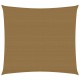 Uždanga nuo saulės, taupe spalvos, 4x4m, HDPE, 160g/m²