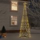 Kalėdų eglutė, 100x300cm, kūgio formos, 500 šiltų baltų LED