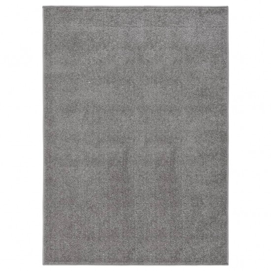 Kilimėlis, pilkos spalvos, 120x170cm, trumpi šereliai