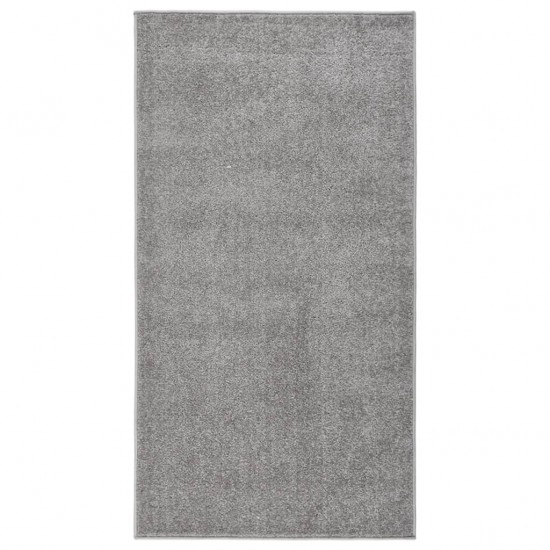 Kilimėlis, pilkos spalvos, 80x150cm, trumpi šereliai