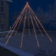 Kalėdų eglutės girlianda-krioklys, 800 LED lempučių, 5m