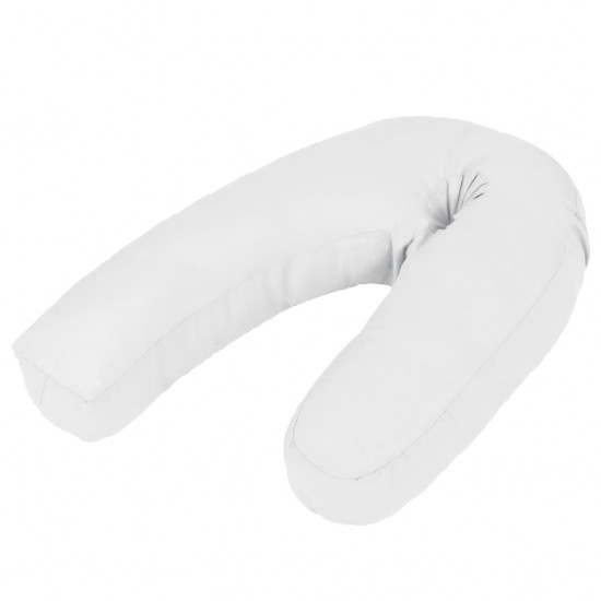 J-formos pagalvė nėščiosioms, 54x(36-43)cm, balta