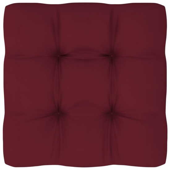 Paletės pagalvėlė, raudonojo vyno spalvos, 70x70x10cm, audinys