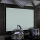 Virtuvės sienelė, baltos spalvos, 70x50cm, grūdintas stiklas