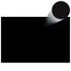 Baseino uždangalas, juodos spalvos, 600x400cm, PE, stačiakampis