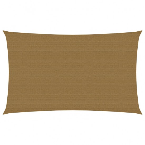 Uždanga nuo saulės, taupe spalvos, 2x5m, HDPE, 160g/m²