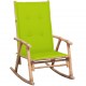 Supama kėdė su pagalvėle, bambukas (41894+314119)