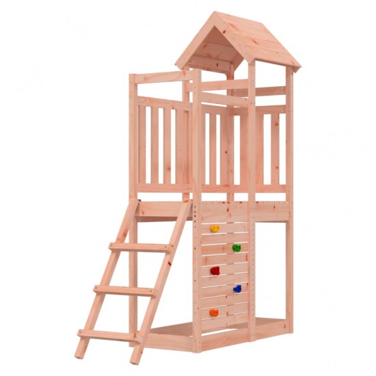 Žaidimų bokštas su kopėčiomis/sienele, 52,5x110,5x214cm, eglė
