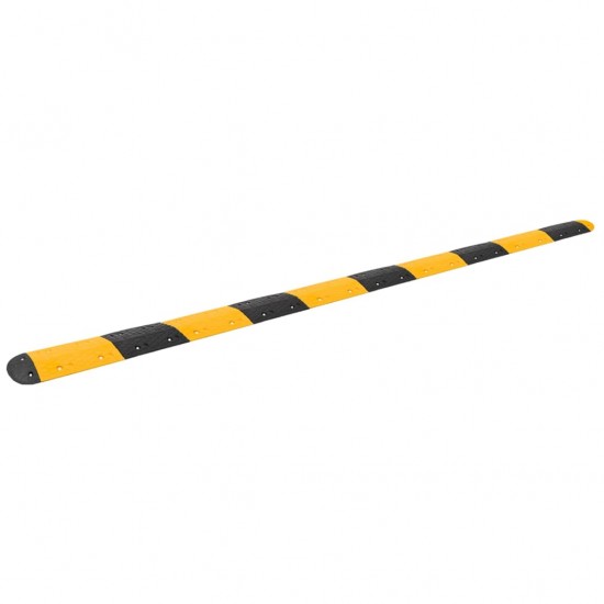 Greičio mažinimo kalnelis, geltonas/juodas, 517x32,5x4 cm, guma