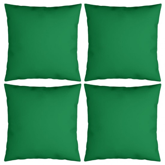Pagalvėlės, 4vnt., žalios spalvos, 60x60cm, audinys